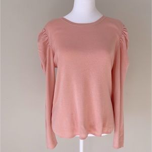 Catherine Malandrino Puff sleeve knit sweater